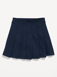 Image number 1 showing, School Uniform Ponte-Knit Pleated Skort for Girls