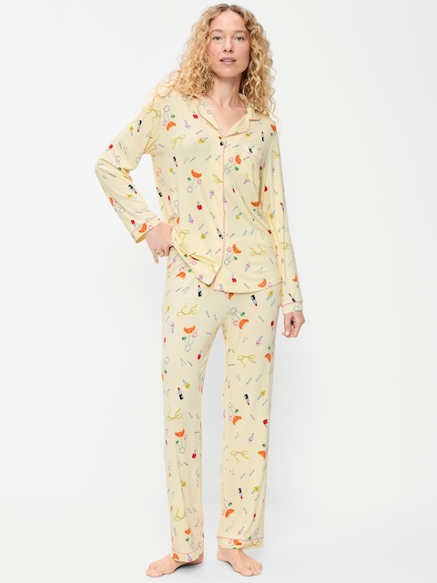 ENSEMBLE PANTALON EN TRICOT DE JERSEY GRASSE MATINÉE