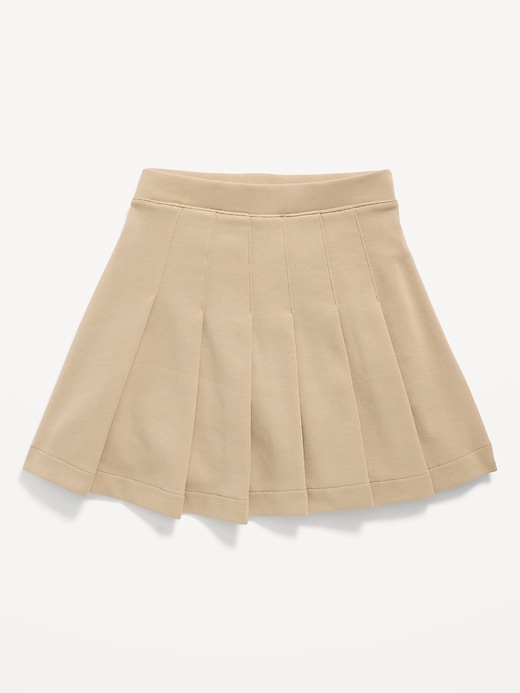 Image number 1 showing, School Uniform Ponte-Knit Pleated Skort for Girls