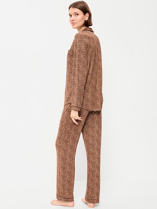 Image number 2 showing, Sunday Sleep Knit Jersey Pant Set