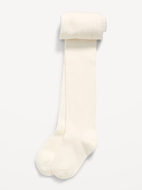 Soft-Knit Solid Tights for Toddler Girls