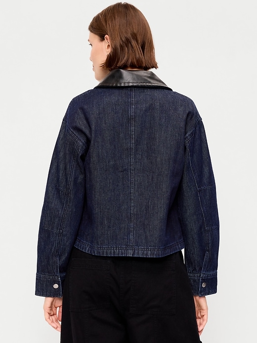 L'image numéro 2 présente Veste campagnarde en denim