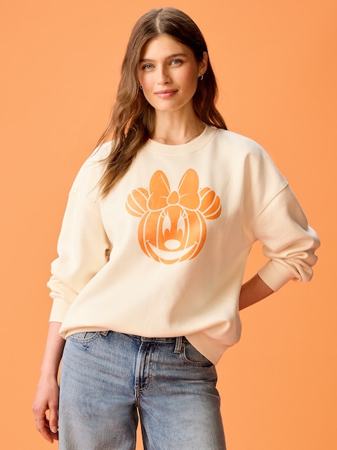 CHANDAIL EN COTON OUATÉ SURDIMENSIONNÉ MINNIE MOUSE OLD NAVY X DISNEY POUR FEMME