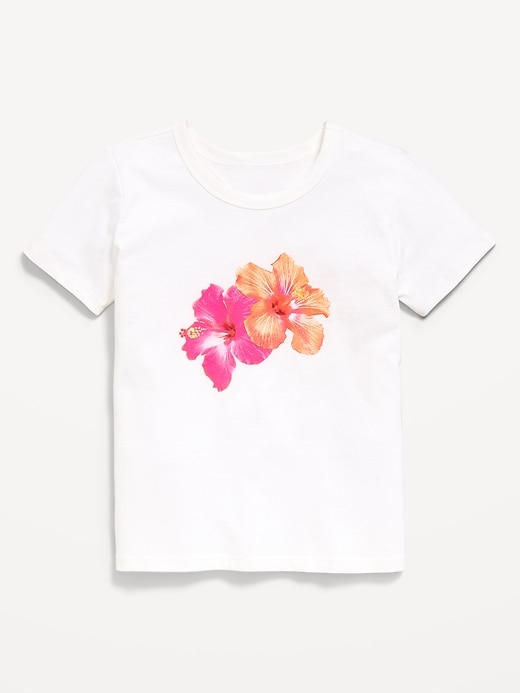 L'image numéro 1 présente T-shirt à manches courtes à imprimé pour fille