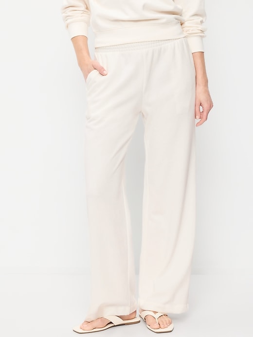 Image number 2 showing, High-Waisted SoComfy Wide-Leg Sweatpants