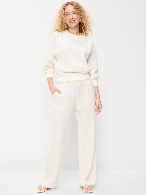 High-Waisted SoComfy Wide-Leg Sweatpants