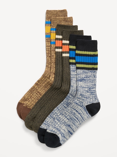 Marled Boot Socks 3-Pack