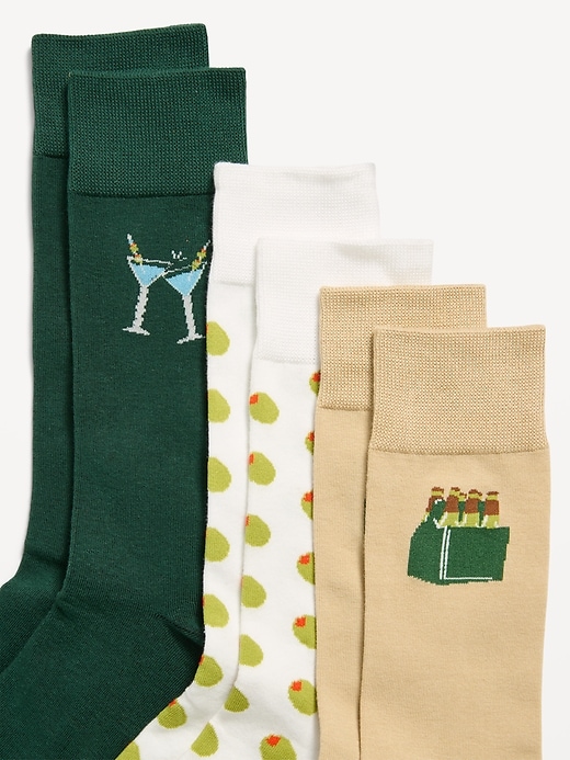 Image number 2 showing, Novelty Socks 3-Pack for Men
