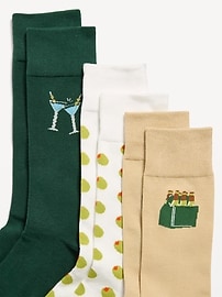 Image number 2 showing, Novelty Socks 3-Pack for Men
