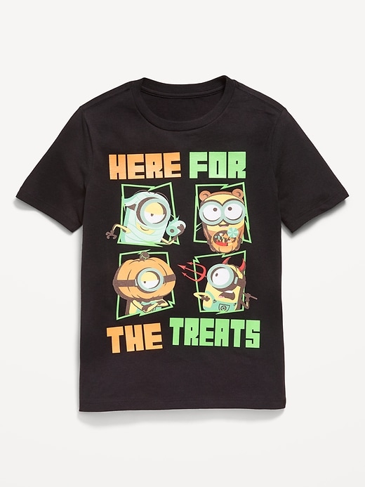 Image number 1 showing, Minions™ Gender-Neutral Graphic T-Shirt for Kids