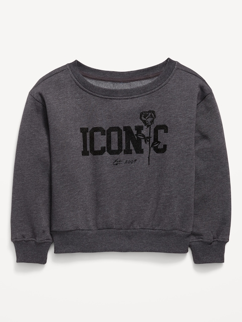 Off-Shoulder Sweatshirt for Girls