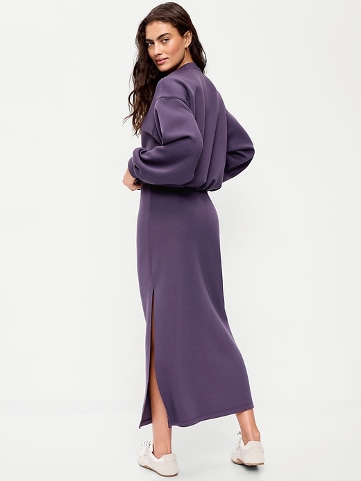 Image number 2 showing, High-Waisted Bounce Fleece Maxi Skirt