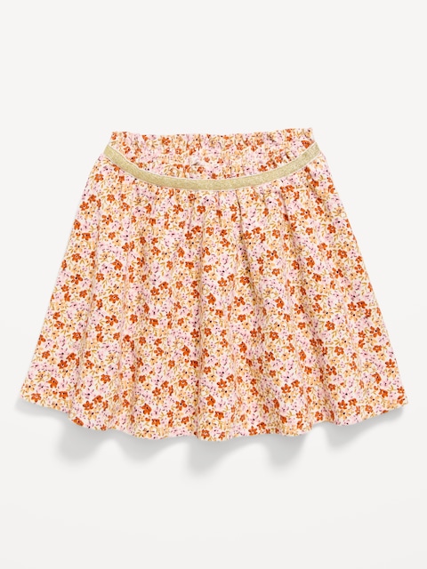 Pleated Corduroy Skort for Toddler Girls