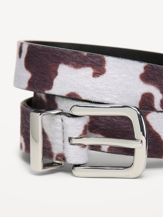 Image number 2 showing, Classic Pony Hair Belt
