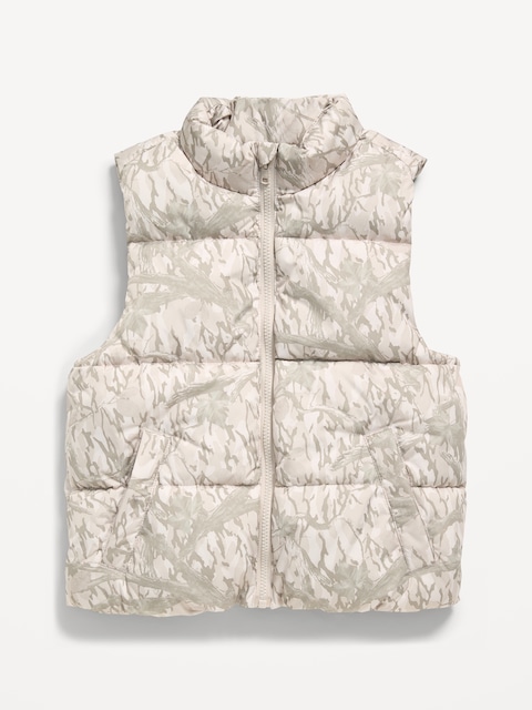 Frost-Free Water-Resistant Puffer Vest for Boys