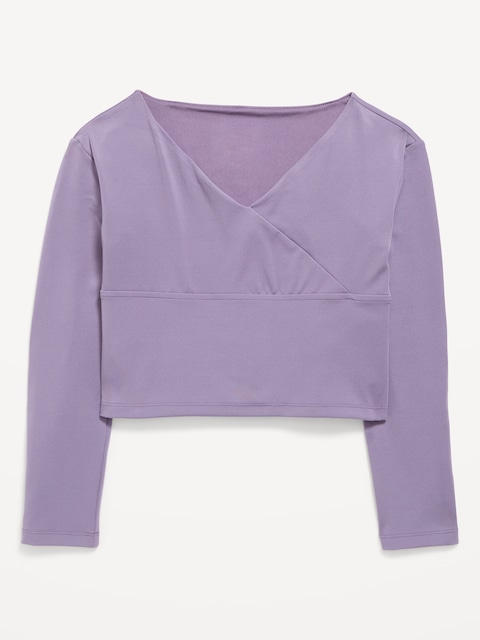 HAUT CACHE-CŒUR À MANCHES LONGUES STUDIOSMOOTH POUR FILLE