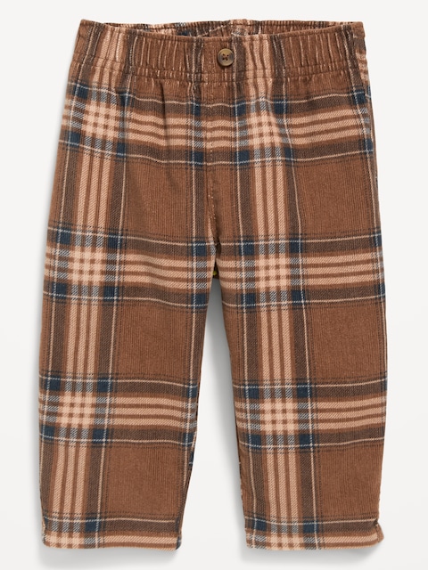 PANTALON COUPE BARIL EN VELOURS CÔTELÉ POUR BÉBÉ