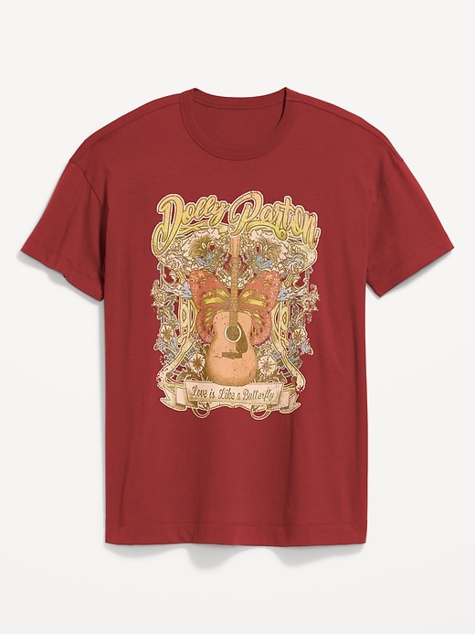 L'image numéro 5 présente T-shirt long surdimensionné à imprimé Dolly Parton™