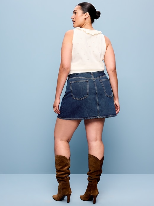 Image number 9 showing, Flap-Front Pocket Mini Skirt