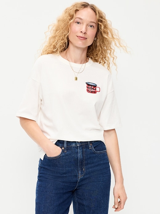 Image number 1 showing, Crew-Neck Graphic T-Shirt