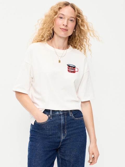 Crew-Neck Graphic T-Shirt