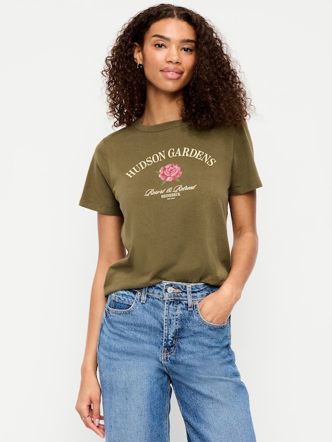 EveryWear Crew-Neck Graphic T-Shirt