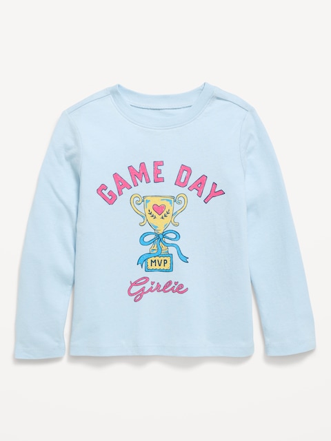 T-SHIRT À MANCHES LONGUES À IMPRIMÉ POUR TOUTE-PETITE
