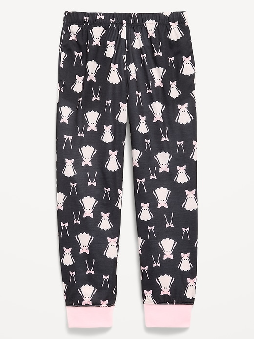 Image number 2 showing, Printed Jersey-Knit Pajama Jogger Pants for Girls