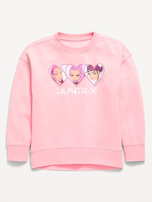Image number 1 showing, KPop Demon Hunters™ Oversized Tunic Sweatshirt for Girls
