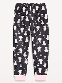 Image number 1 showing, Printed Jersey-Knit Pajama Jogger Pants for Girls