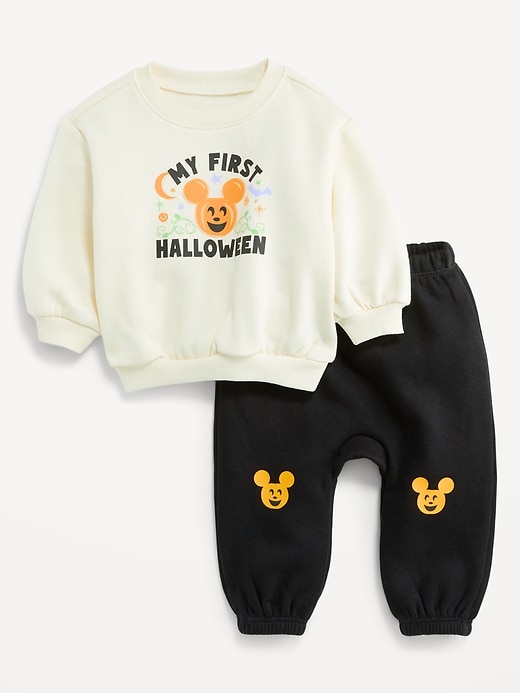 Image number 1 showing, Disney© Crew-Neck Sweatshirt and Leggings Set for Baby