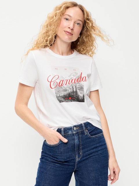 EveryWear Crew-Neck Graphic T-Shirt