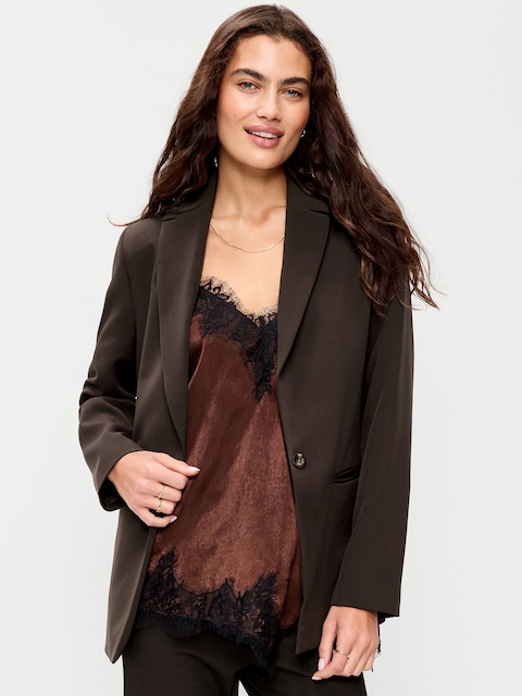 BLAZER CLASSIQUE À TISSAGE DOUBLE