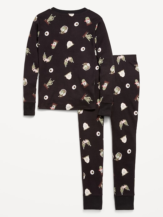 L'image numéro 2 présente Pyjama ajusté à imprimé unisexe pour enfant
