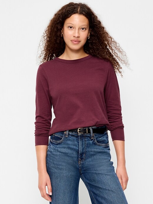 Image number 1 showing, EveryWear Long-Sleeve T-Shirt