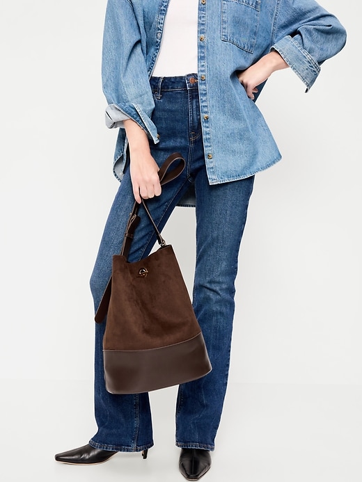 Image number 2 showing, Large Preppy Bucket Bag