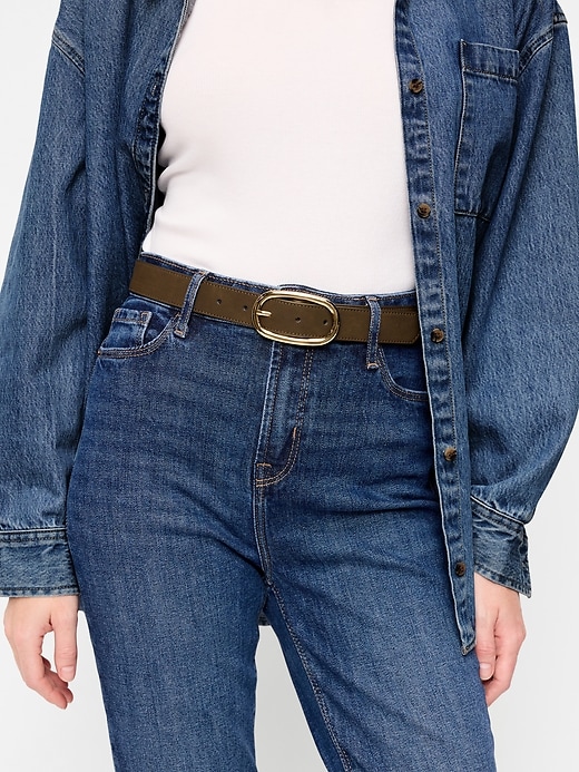 L'image numéro 2 présente Ceinture en faux suède pour femme