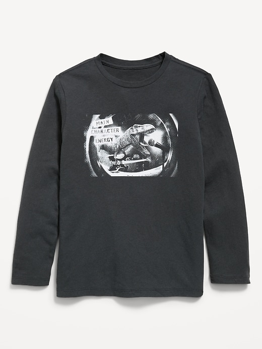 Image number 1 showing, Long-Sleeve Graphic T-Shirt for Boys