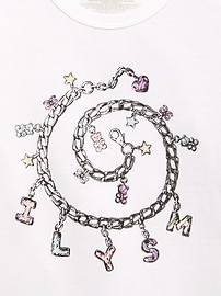 Image number 2 showing, Short-Sleeve Graphic T-Shirt for Girls