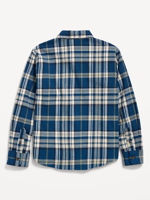 Image number 2 showing, Long-Sleeve Flannel Shirt for Boys