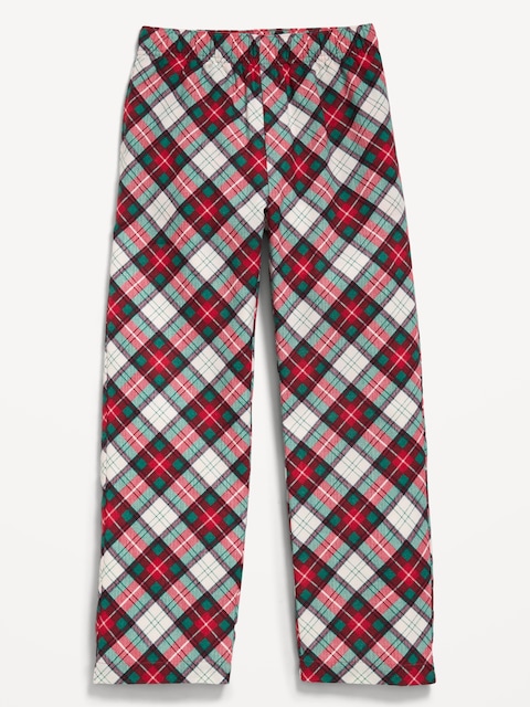 PANTALON DE PYJAMA EN FLANELLE À MOTIF UNISEXE POUR ENFANT