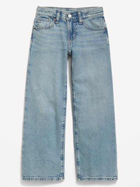 Low-Rise Baggy Wide-Leg Jeans for Girls