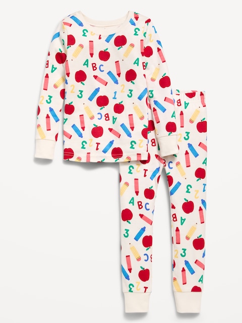 Printed Snug-Fit Pajama Set for Toddler & Baby