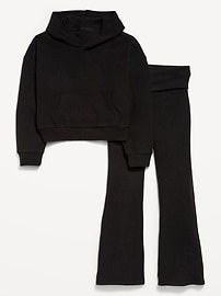 Image number 1 showing, CozePlush Pullover Hoodie and Pants Set for Girls