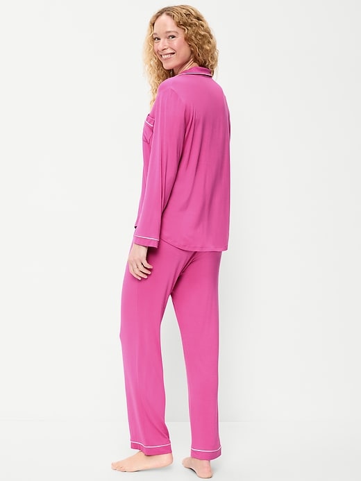 Image number 2 showing, Sunday Sleep Knit Jersey Pant Set