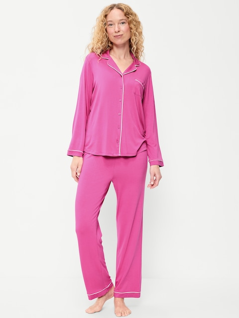 ENSEMBLE PANTALON EN TRICOT DE JERSEY GRASSE MATINÉE