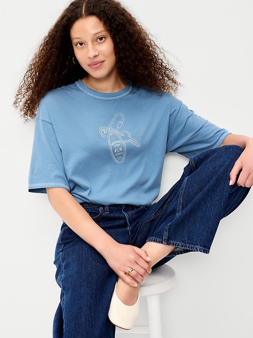 Image number 3 showing, Crew-Neck Graphic T-Shirt