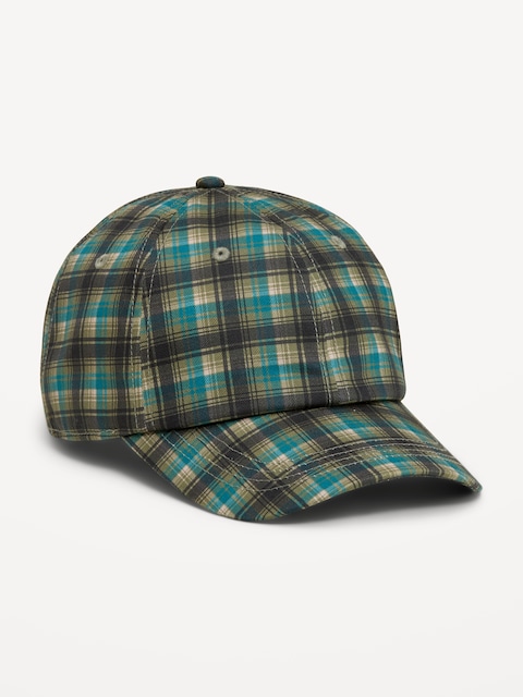 CASQUETTE DE BASEBALL À CARREAUX POUR HOMME