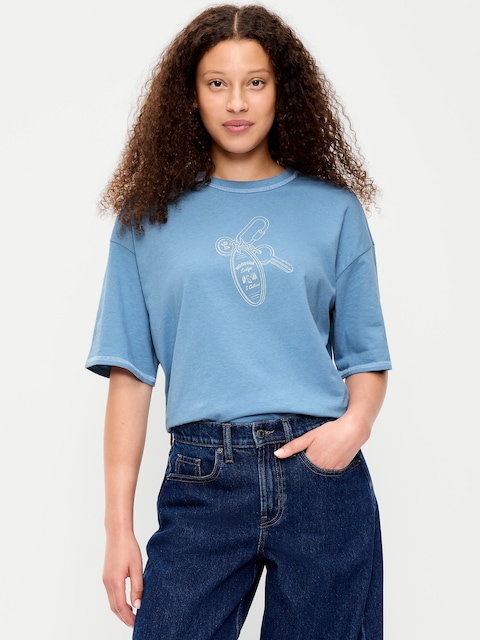 Crew-Neck Graphic T-Shirt