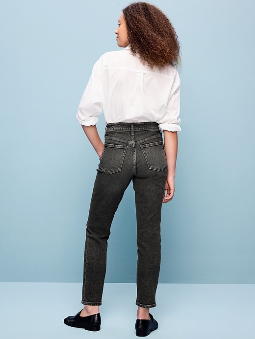 L'image numéro 3 présente Jean OG droit à taille haute longueur cheville